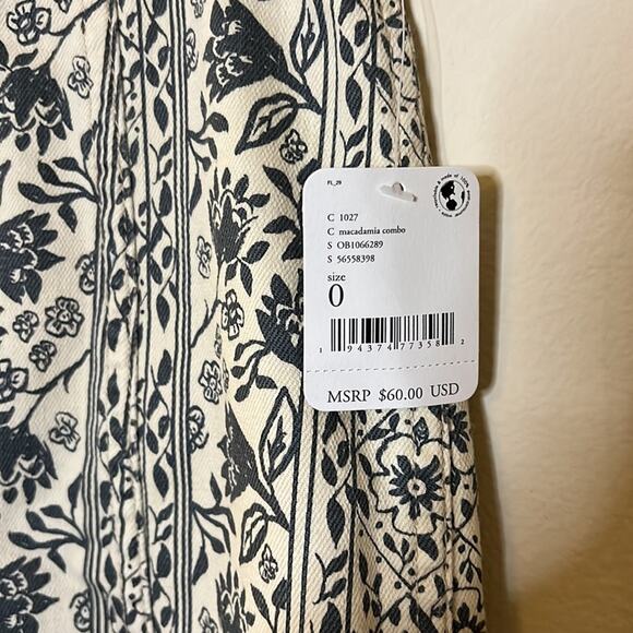 Free People Modern Femme Denim Miniskirt Size 0 - Picture 7 of 8